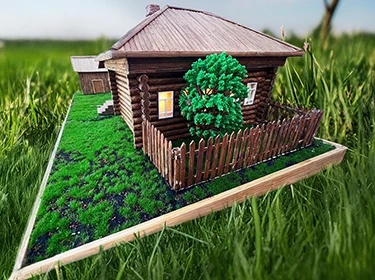 Бревенчатый дом с дворовыми постройками фото 5